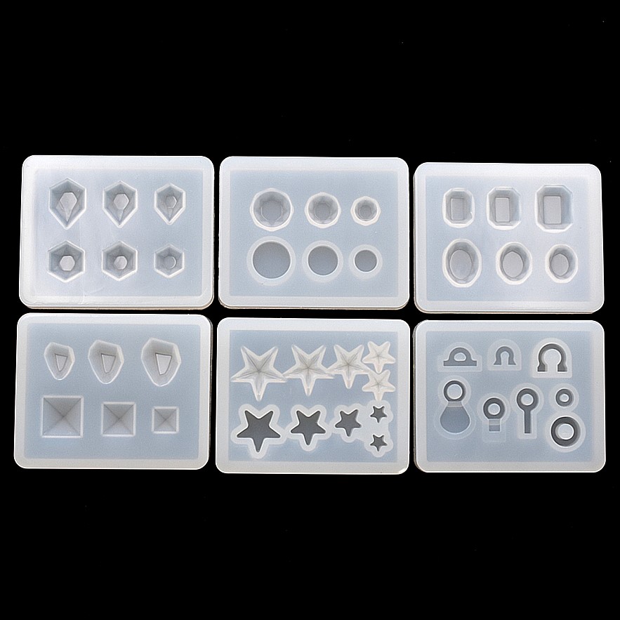 Nail Art Emerald - SNASAN Manik-manik Lucu Cetakan Silikon Anting