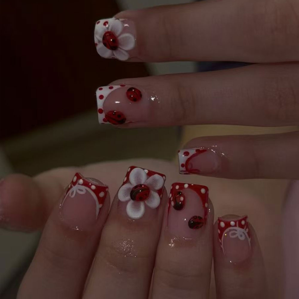 Nail Art French - 24 Buah Per Set. Stiker Seni