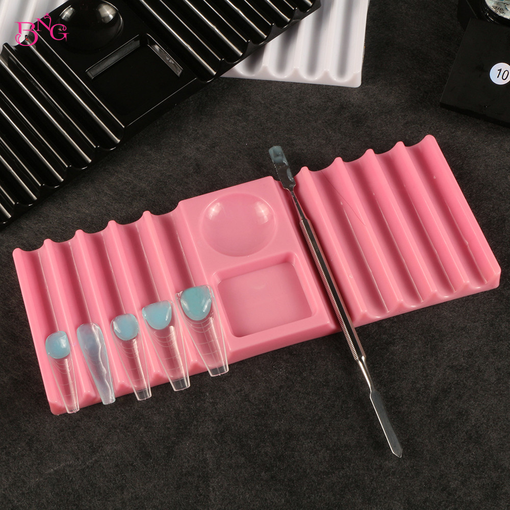 Nail Art Kaki - Penyangga Pena Plastik BNG Dual Form