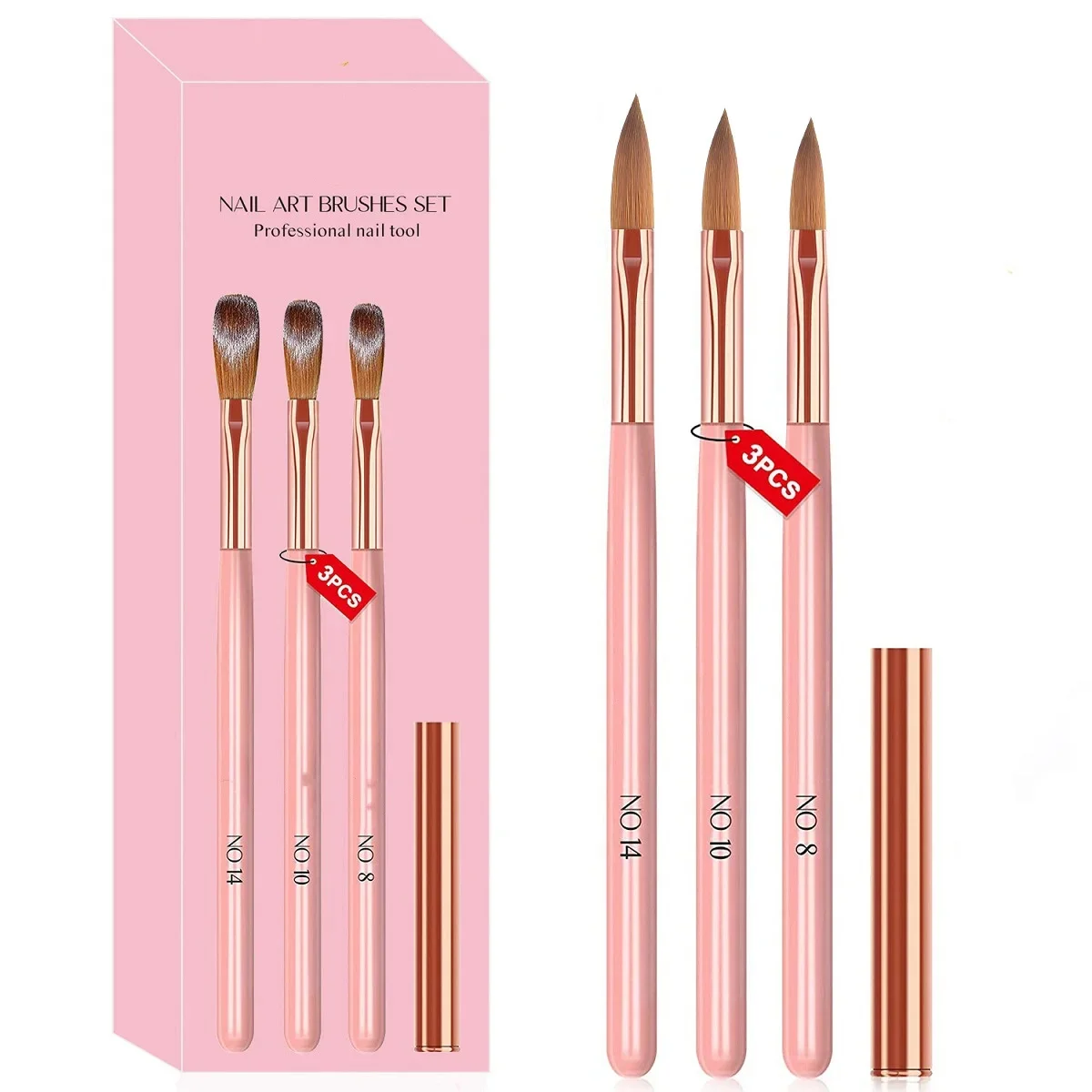 Nail Art Kaki - Set manikur alat perawatan kuku, pena