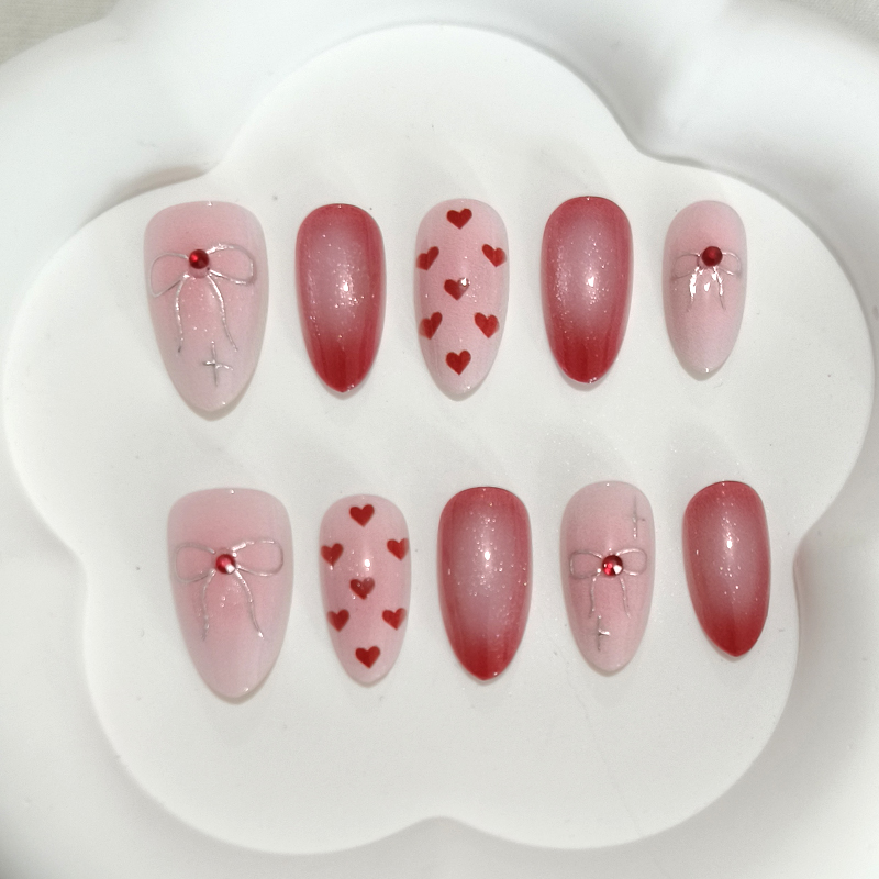 Nail Art French - 10 Buah Stiker Kuku Prancis Kelas
