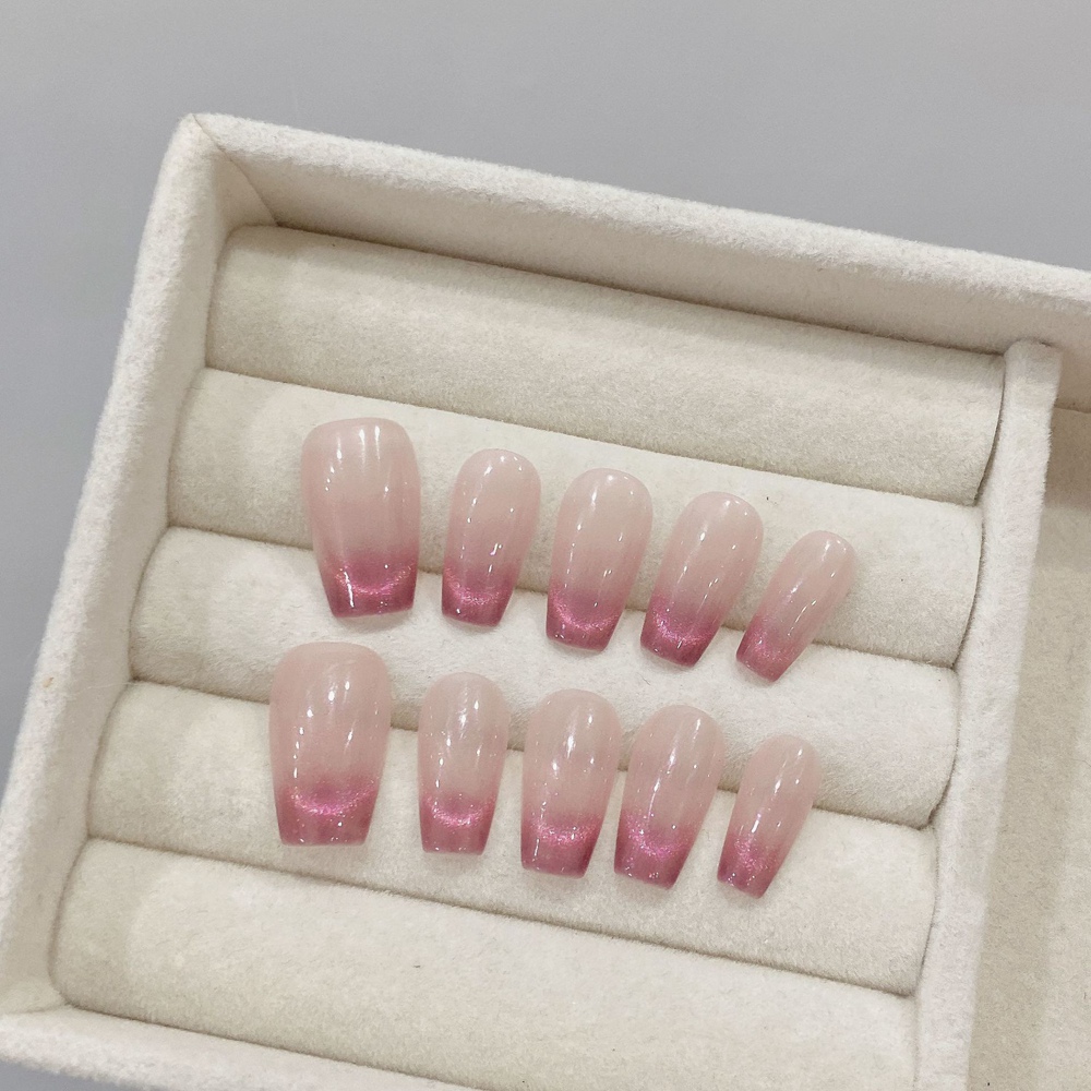Almond buatan tangan Tekan pad - Nail Art French ulasan dan harga