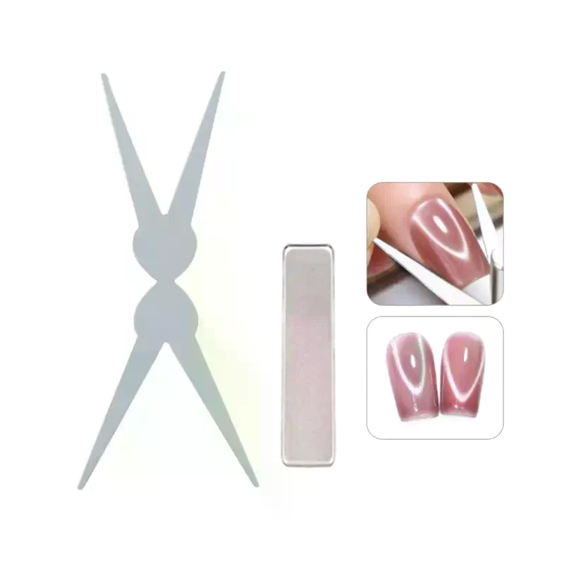 5Pcs Set Alat Seni Kuku Magnet - Nail Art French ulasan dan harga