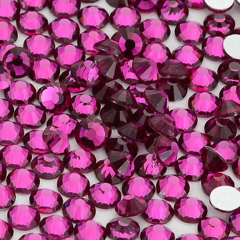 Fuchsia Terang SS3-SS50 Krista - Nail Art Fuchsia ulasan dan harga