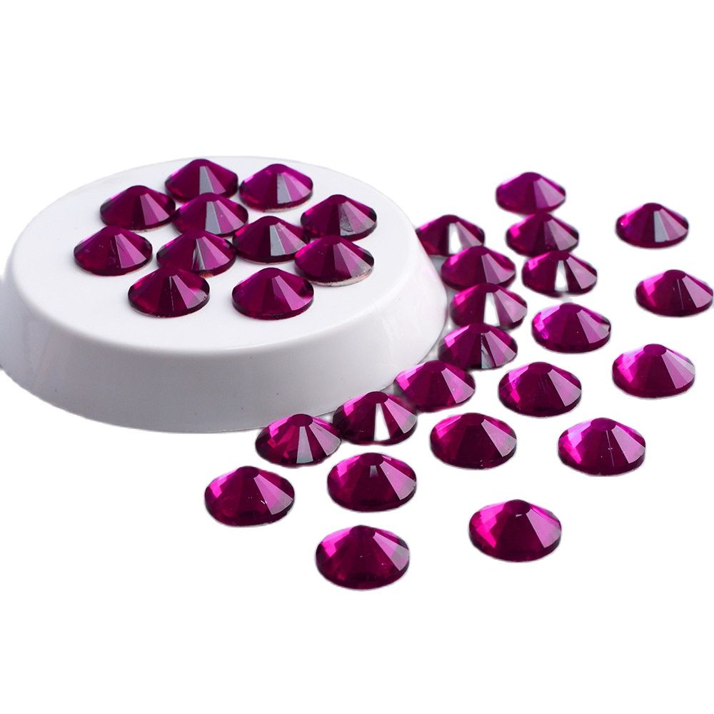 Fuchsia Terang SS3-SS50 Krista - Nail Art Fuchsia ulasan dan harga
