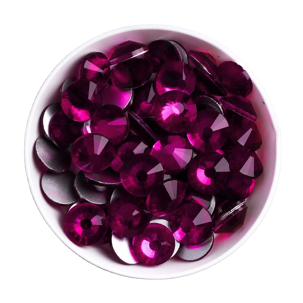 Fuchsia Terang SS3-SS50 Krista - Nail Art Fuchsia ulasan dan harga
