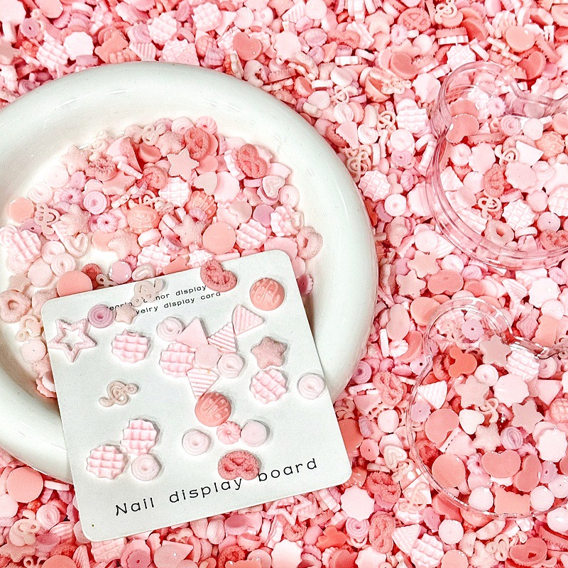 50Pcs Mainan Makanan Miniatur  - Nail Art Emerald ulasan dan harga