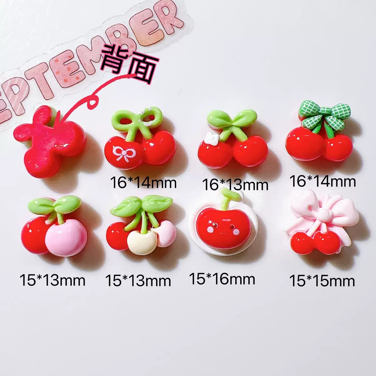 20 Buah Kartun Mini Lucu denga - Nail Art Emerald ulasan dan harga