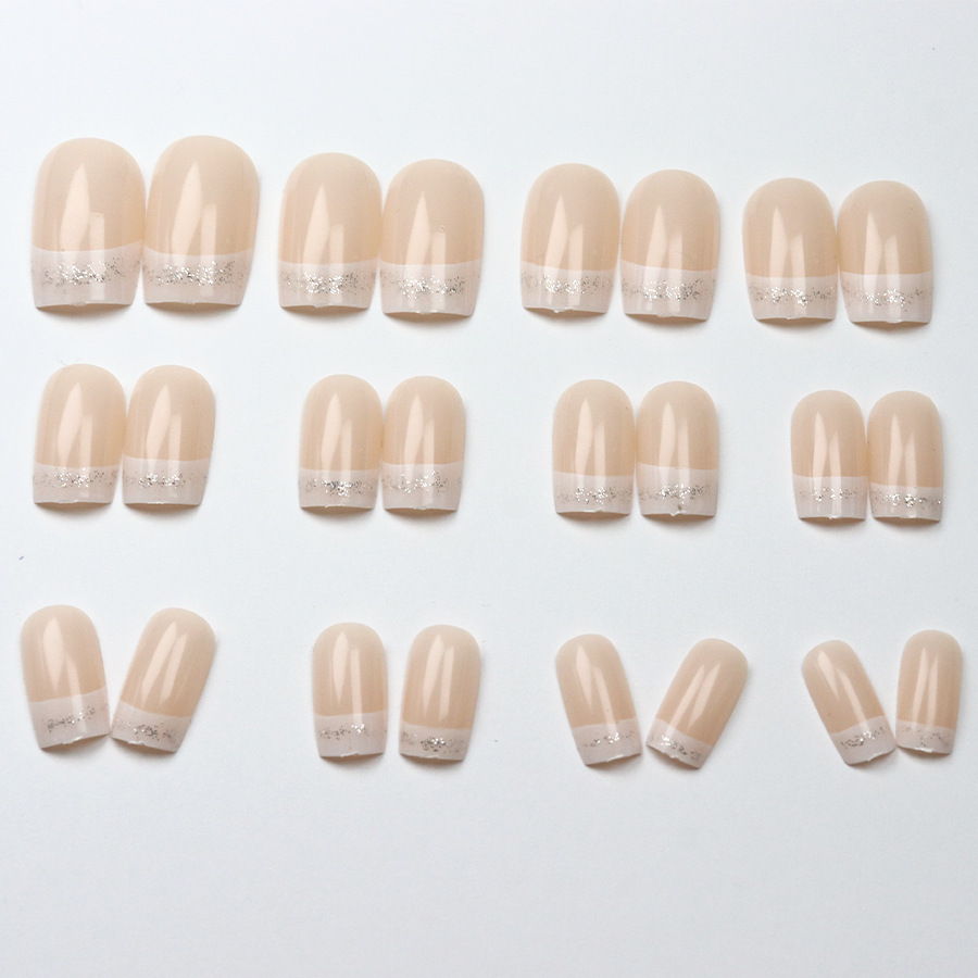 24pcs/set Kuku Palsu Kotak Sed - Nail Art French ulasan dan harga