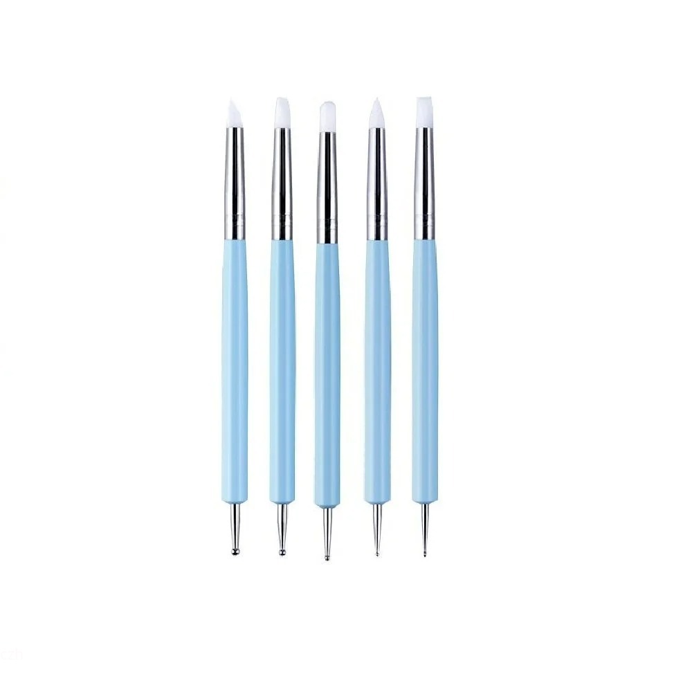 5PCS Alat Pemahat Tanah Liat S - Nail Art Kaki ulasan dan harga