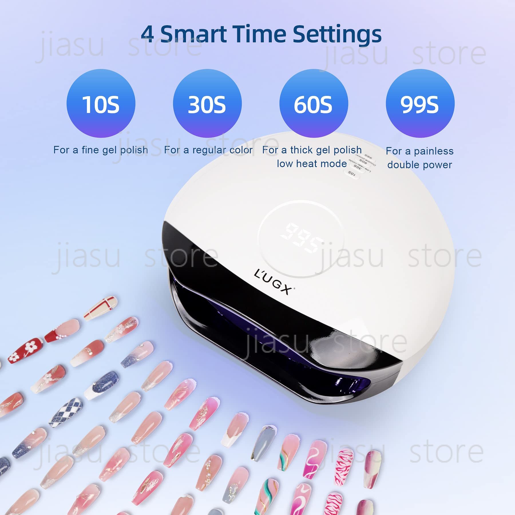 LUGX Promo Panas 56W Pengering - Uv Led Lamp Nail ulasan dan harga