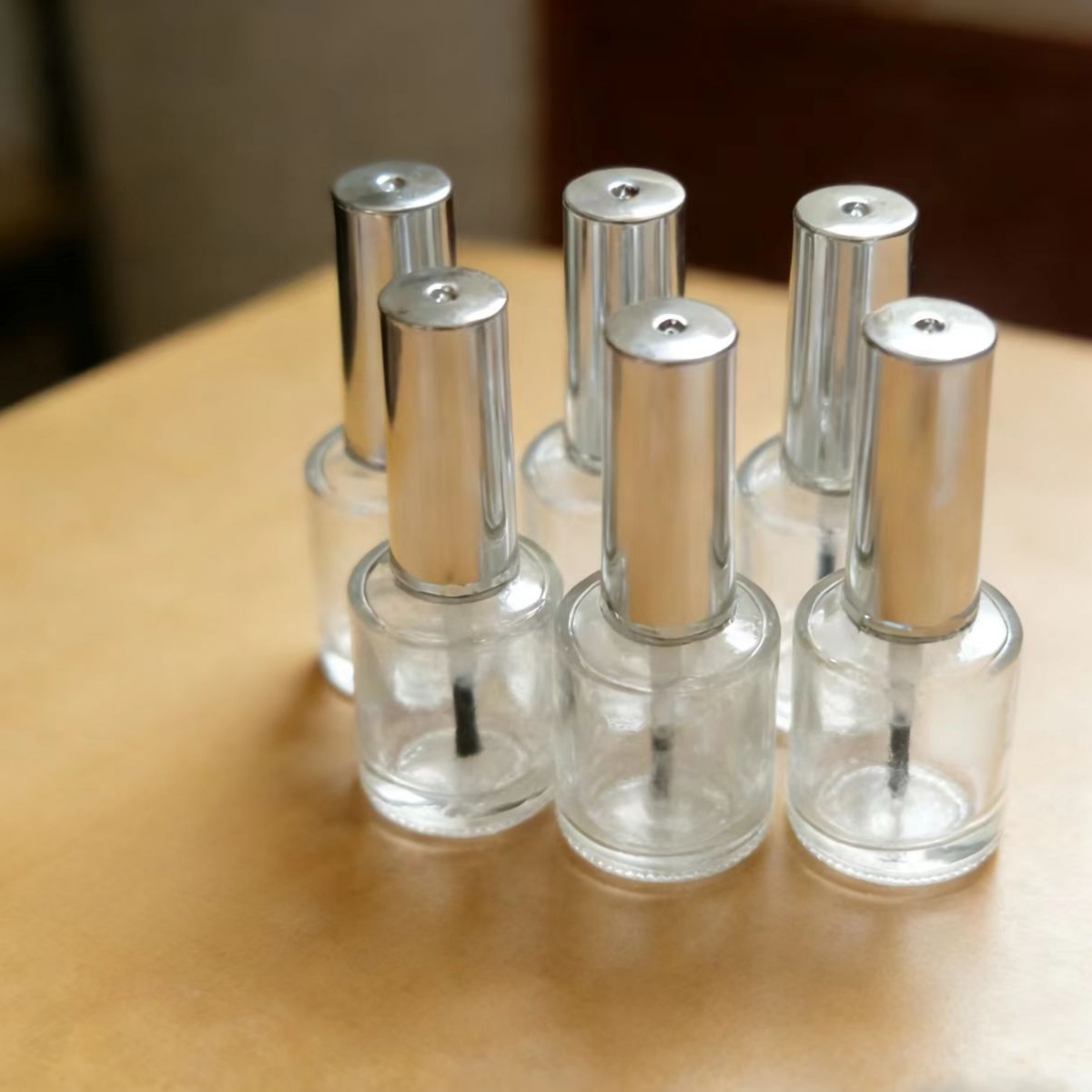 13ml 6 Buah Botol Kaca Bening  - Nail Art Kaki ulasan dan harga