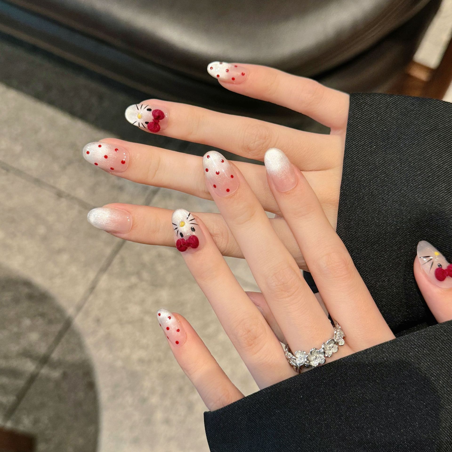 10 Buah Seni Kuku Oval Buatan  - Nail Art Oval ulasan dan harga
