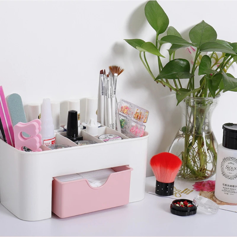 Kotak penyimpan kosmetik, Laci - Nail Art Kaki ulasan dan harga