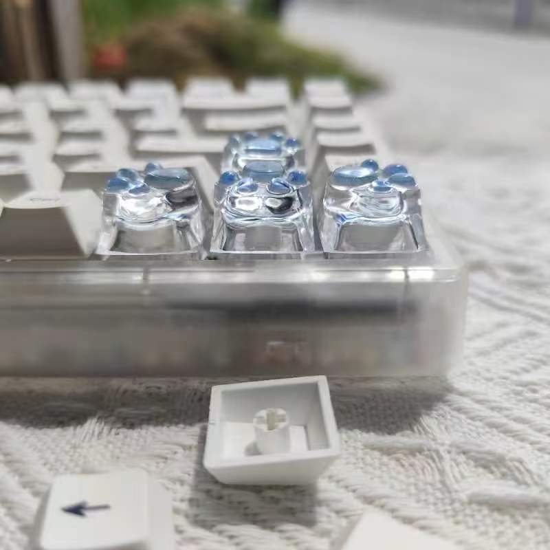Keycap Cakar Kucing Transparan - Nail Art Emerald ulasan dan harga