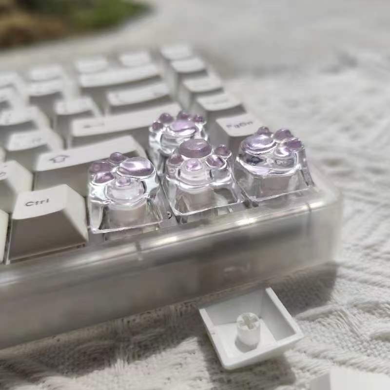 Keycap Cakar Kucing Transparan - Nail Art Emerald ulasan dan harga