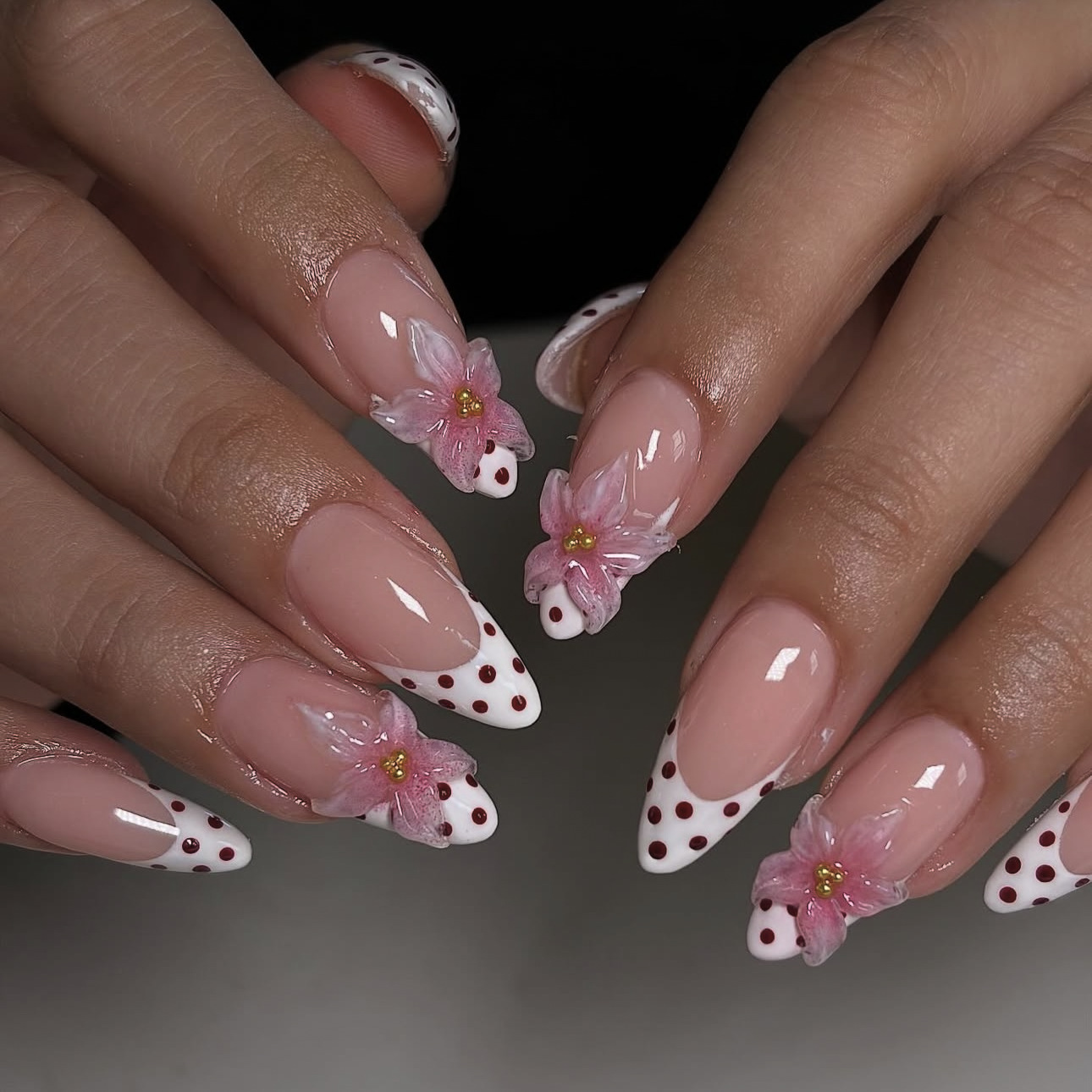 24Pcs Kuku Palsu Desain French - Nail Art French ulasan dan harga