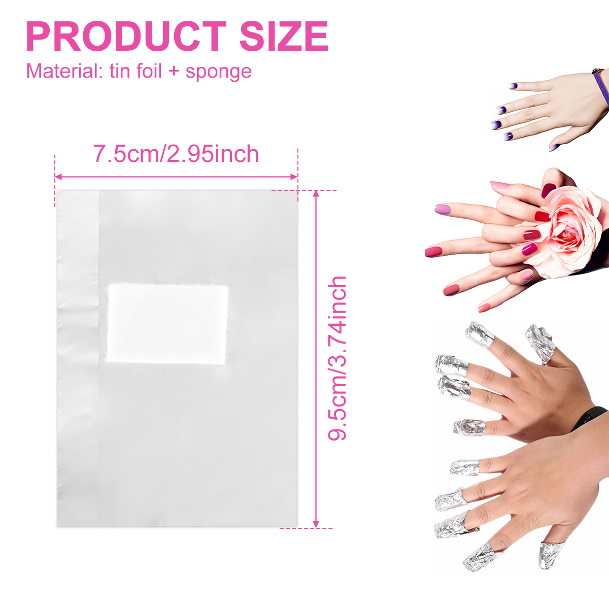 500/1000Pcs Tisu Penghapus Kut - Nail Art Remover ulasan dan harga